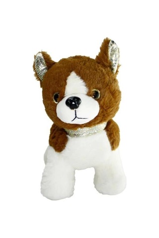 Mey İthalat Pb30779-23 Peluş Ayakta Köpek 23 Cm Çok Renkli