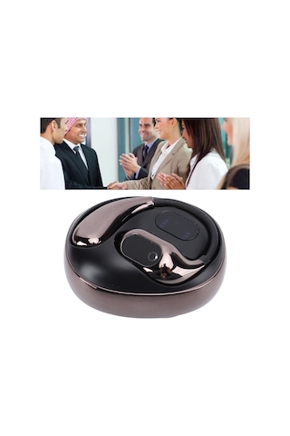 Tenfowee Aı Çeviri Bluetooth Kulaklık, 80 Dil Simultane Çeviri, 5 Saat Sürekli Kullanım, Ergonomik Kulağa Takma, Siyah Silah Rengi