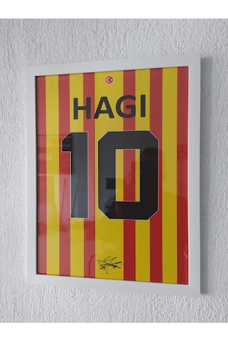 21x30 Cm Hagi Forma Tasarımlı Poster Tablo Çerçeve 2 Mm Camlı