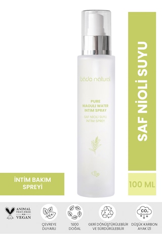 Bade Natural Nioli Suyu Kötü Koku Önleyici İntim Bakım Spreyi 100 ML