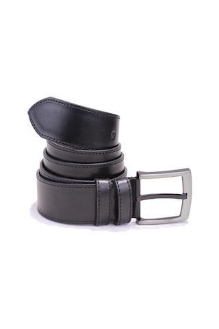 Dagoster DMK26-459 Siyah 4.5 CM Suni Deri Erkek Kemer Siyah