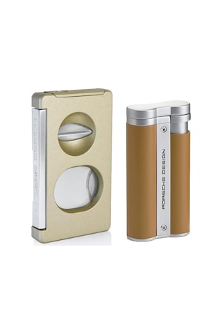 Colibri Porsche Design Puro Çakmak Kesici Seti Kahve P36330/26
