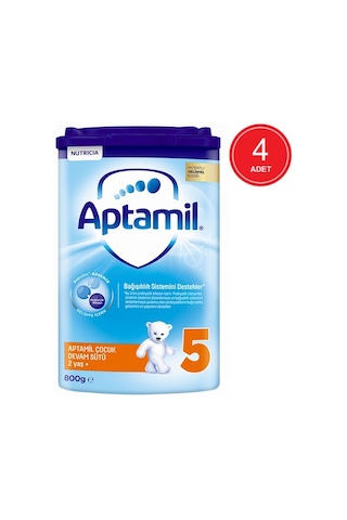 Aptamil 5 Çocuk Devam Sütü 800 G 4 Adet