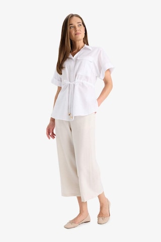 Defacto Crop Fit Kemerli Kapri Pantolon F3421ax25hser37 Ekru