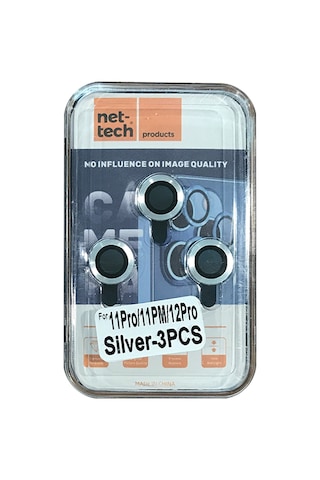 Nettech Apple Uyumlu iPhone 11 Pro Damla Model 3in Kamera Cam Koruyucu - Kırmızı