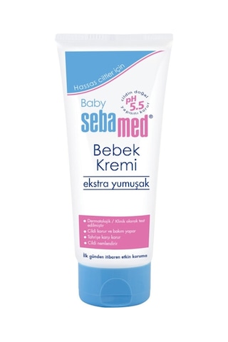 Sebamed Baby Hassas Ciltler Pantenol İçerikli Cilt Kuruluğuna Karşı Etkili ph 5.5 Bebek Kremi 200 ML