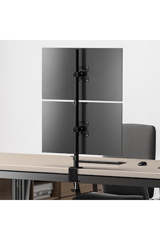 Lexroo Masa Üstü Çift Monitör Standı, 15" - 33" Uyumlu, Vesa, Z002