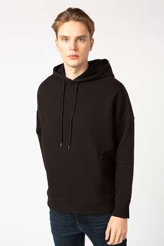 Vigoss Erkek Kapşonlu Sweatshırt 62170-00377 - Siyah