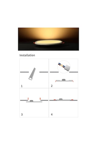 1 Adet Cata Ct 5646 Sıva Altı 9w Ayarlanabilir Led Spot 6400k Beyaz Işık Renkli
