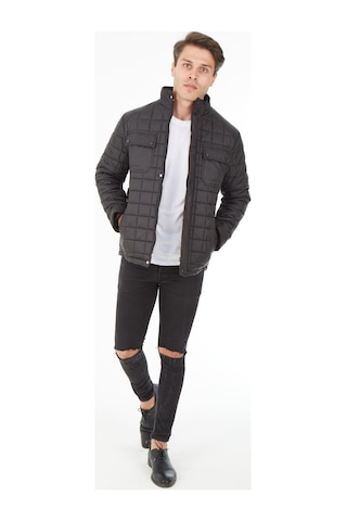 Sposo 1732 Su Itici Ve Rüzgar Geçirmez Siyah Erkek Kaban Siyah