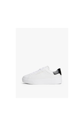 Tommy Hilfiger Chıc Platform Cupsole Patent-9557 White