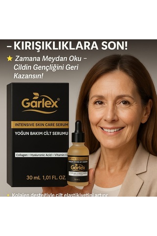 Garlex Yoğun Bakım Cilt Serumu 30 ML