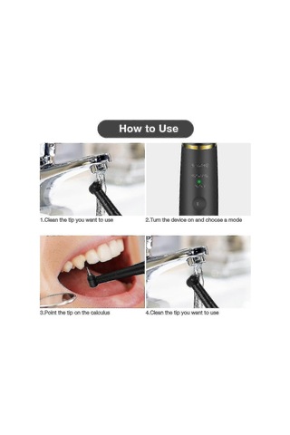 Ultrasonik Elektrikli Diş Kalkülüs Sökücü Tartar Scaler Diş Temizleyici