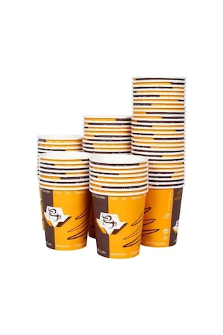 Karton Bardak 8 Oz 235ml - Sıcak Ve Soğuk Içecekler Için 100 Adet 100 Adet
