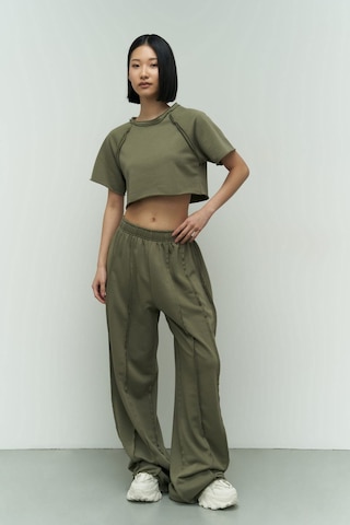 Mai Collection Mai Studios Co. Marcio Haki Crop Eşofman Takım Haki