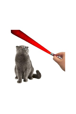 Seçkin Trend 3 Fonksiyonlu Kırmızı Beyaz Işıklı Led Lazer Kedi Köpek Oyuncak Anahtarlık Çok Renkli