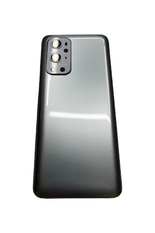 Oneplus 9 Pro Uyumlu Arka Kapak Pil Kapağı Kamera Camlı Gümüş Çok Renkli