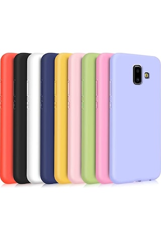 Samsung Uyumlu Galaxy J6 Plus Ruber Case Yumusak Slikon Kilif 484369807