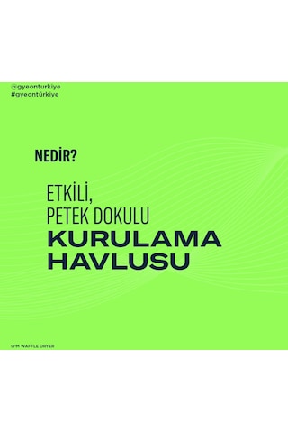 Gyeon Q²m Waffle Dryer Petek Dokulu Cam Silme Bezi Ve Yüzey Kurul