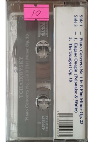 Plak Değildir Kaset Tir Tchaikovsky:piano Concerto No.1 Kaset