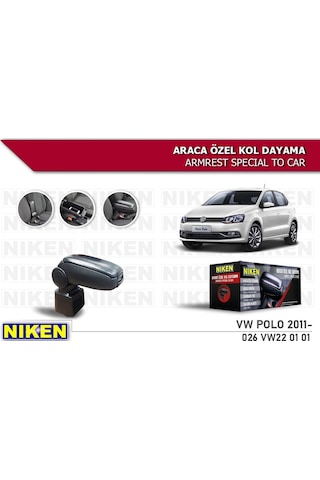 Vw Polo 2011- Araca Özel Kol Dayama Siyah (546832571)