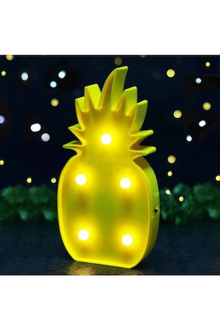 Asonplus Ananas Dekoratif Led Işık-gece Lambası-aydınlatma Fuşya