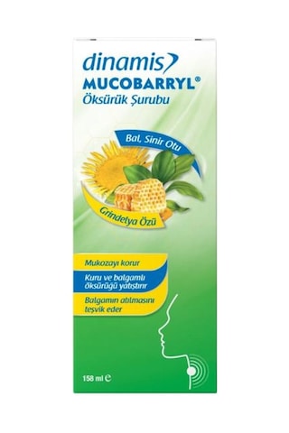 Dinamis Mucobarryl Grindelya Özlü Şurubu 150 Ml
