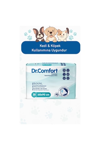 Dr.comfort 60x90 Hijyenik Tuvalet Eğitim Pedi 30'lu 1 Paket 30 Adet