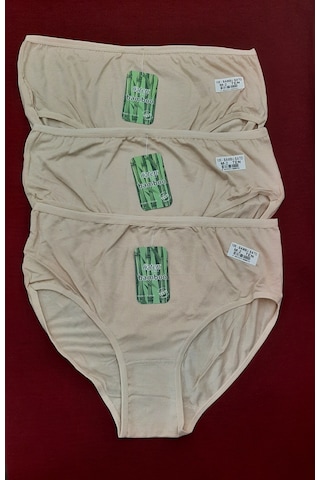 Özten Kadın Bamboo Bato Külot Paket Içeriği 3 Adet Ten