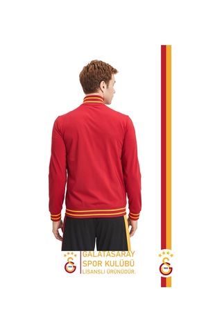 Gsstore Galatasaray Lisanslı Dik Yaka Fermuarlı Erkek Sweat Kırmızı