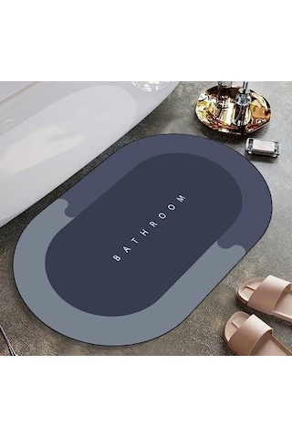 Süper Emıcı Banyo Paspası Çokrenkli