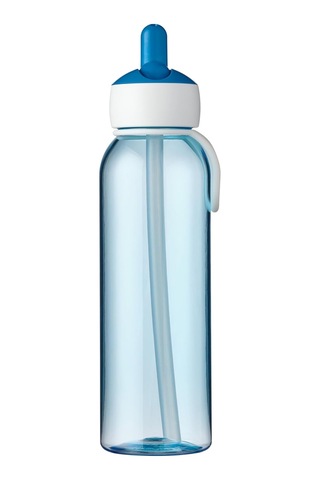Mepal Pipetli Içecek Şişesi Campus Flip-up 500 Ml Mavi Çocukl Çok Renkli