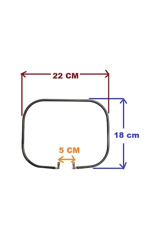 Lider Uyumlu 800 Watt Tost Makinesi Rezistans Tost Rezistansı 22 X 18