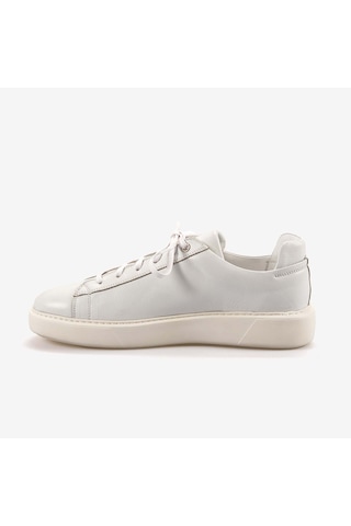 Mocassini Bağcıklı Erkek Spor & Sneaker Ayakkabı D2149 Beyaz