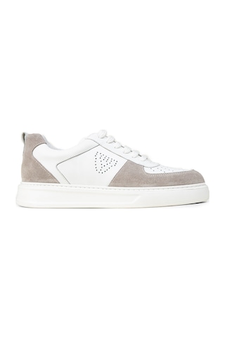 Deery Erkek Hakiki Deri Beyaz Sneaker Ayakkabı - 02014mbyzc01 Beyaz