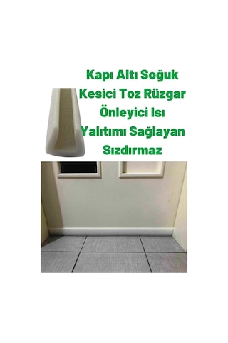 Ygt Ambalaj 10 Adet Beyaz Geçmeli Kapı Altı Soğuk Kesici Sünger