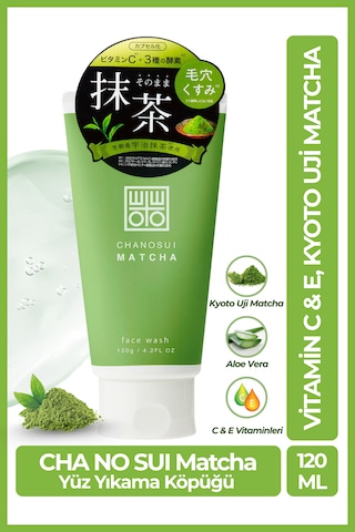 Cosmetex Roland Cha No Sui Matcha Yüz Yıkama Köpüğü 120 G