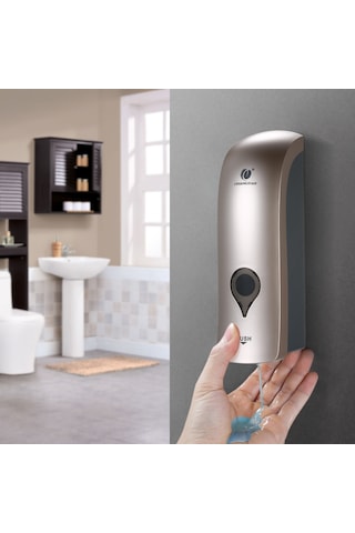 Geeroyoo 300ml Duvar Tipi Manuel Sabunluk - Şampuan Ve Duş Jeli Dispanseri Şampanya Altın Şampanya Altın