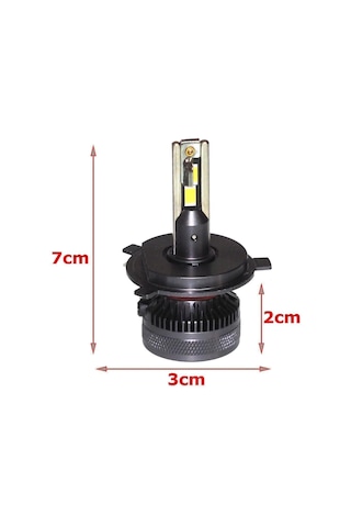 Toyota Auris 2012-2019 Far Ampulü Gt Nano Beyaz Hır2 9012 Mini Led Xenon Şimşek Etkili 22000 Lümen