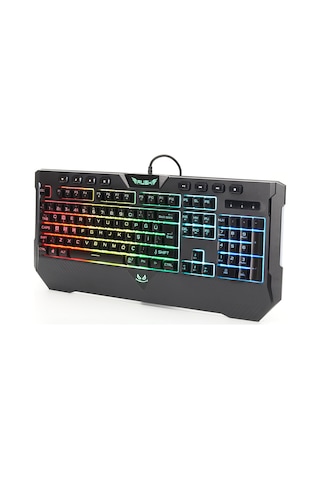 Rush Bomber RK811 RGB Aydınlatmalı Bileklikli Mekanik Hisli Gaming Oyuncu Klavye