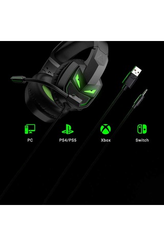 Eksa E7000 USB Kulak Üstü Oyuncu Kulaklık