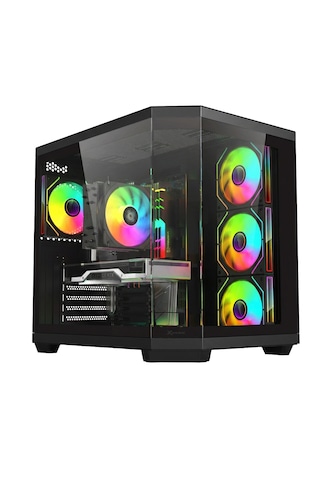 V950 Black 7 X Argb Fan 750w 80+bronze Gaming Case 426 285 380mm