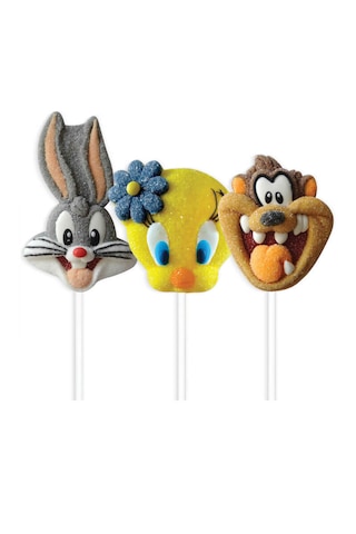 Relkon Orjinal Lisanslı Looney Tunes Marshmallow Lolipop 45 Gr 1 Adet