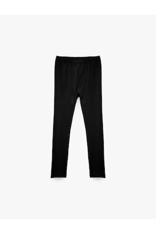 Koton Beli Lastikli Basic 3'lü Tayt Seti Siyah 6wkg40121ak