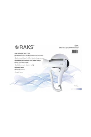 Raks Eva Otel Tipi 1600W Saç Kurutma Makinesi