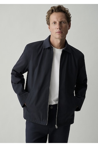 Mavi Fermuarlı Gömlek Dark Navy Lacivert