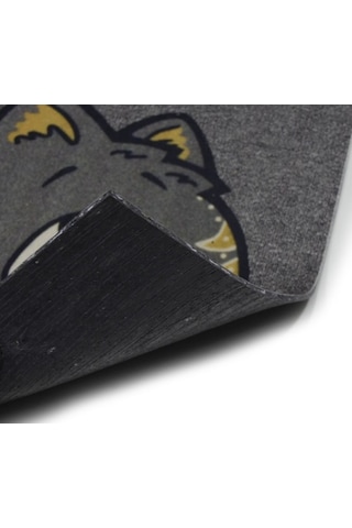 Kedi Desenli Kauçuk İç Ve Dış Kapı Önü Paspası 45x70