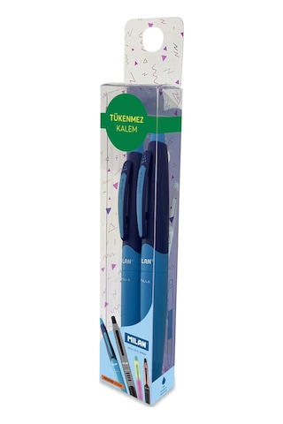 Mılan 17656590120 Capsule Mavi Tükenmez Kalem Blister - 2li