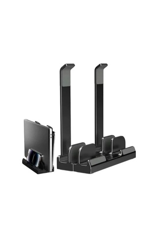 Dikey Laptop Standı, Üç Slotlu Ayarlanabilir, Ergonomik Masa Düzenleyici