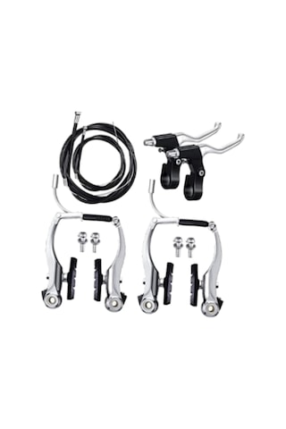 Dış Mekan Bisikleti İçin Metal Kollar Ve Kablolarla Bisiklet Fren Seti